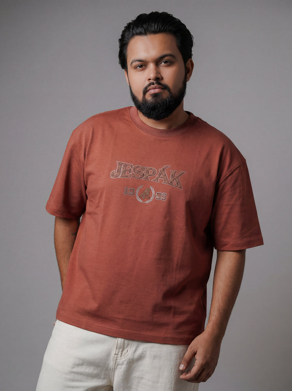 JESPAK HERITAGE DIAMOND EMBOSSED PATCH T-SHIRT