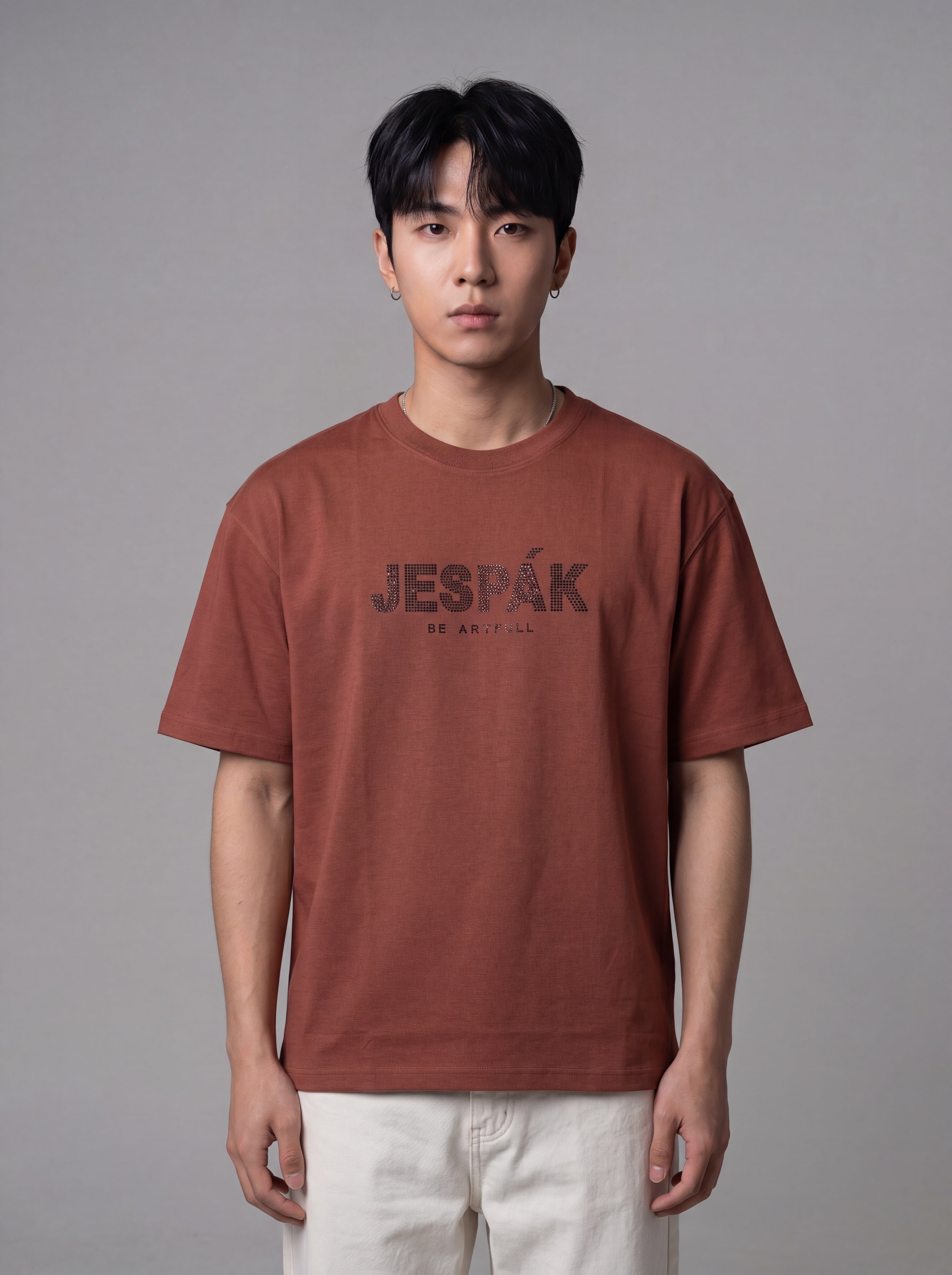 JESPAK DIAMOND DOT TYPOGRAPHY PREMIUM T-SHIRT