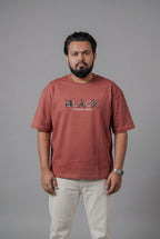 BLACK ADVANCED SENSE STRUCTURED OVERSIZED T-SHIRT
