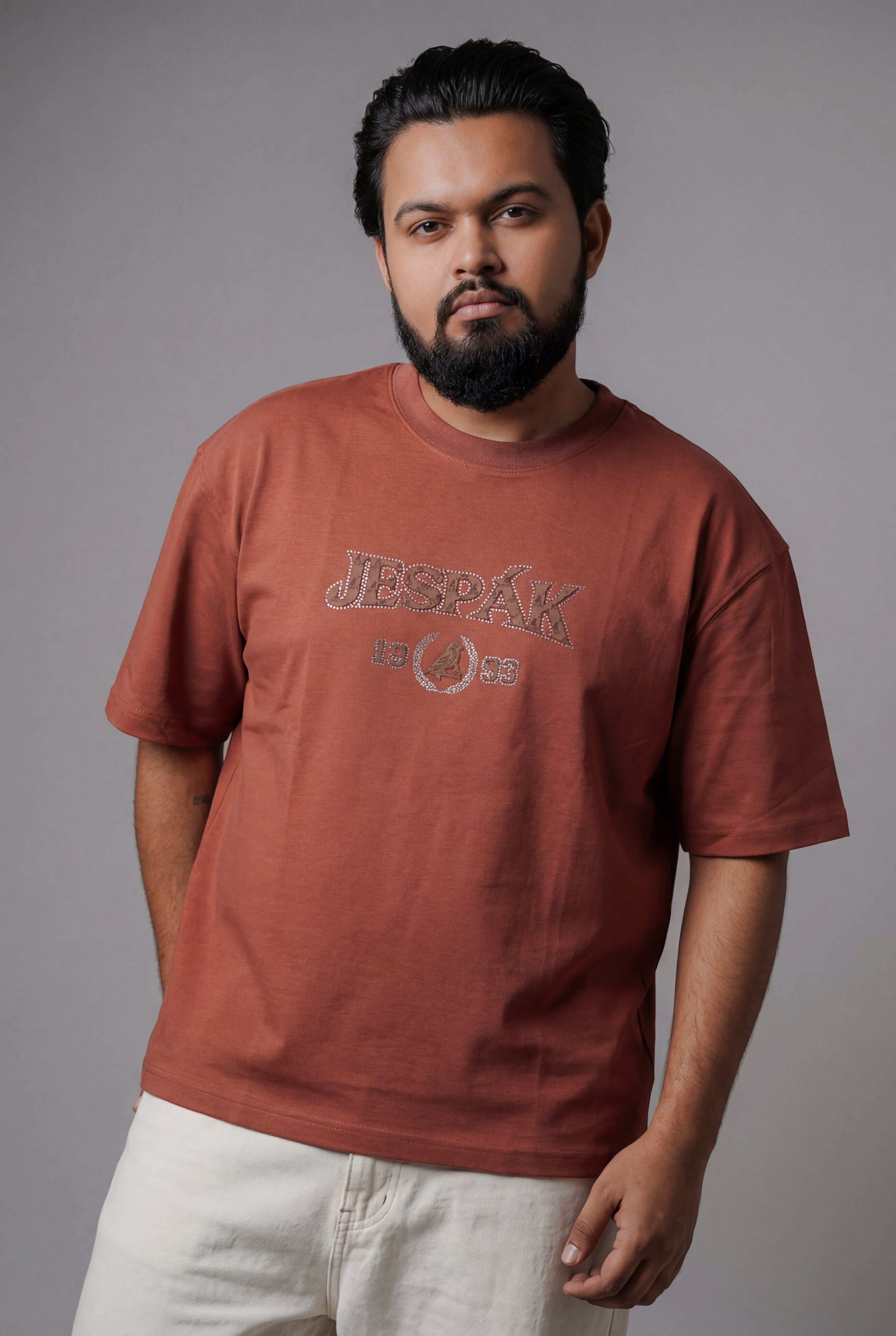 JESPAK HERITAGE DIAMOND EMBOSSED PATCH T-SHIRT