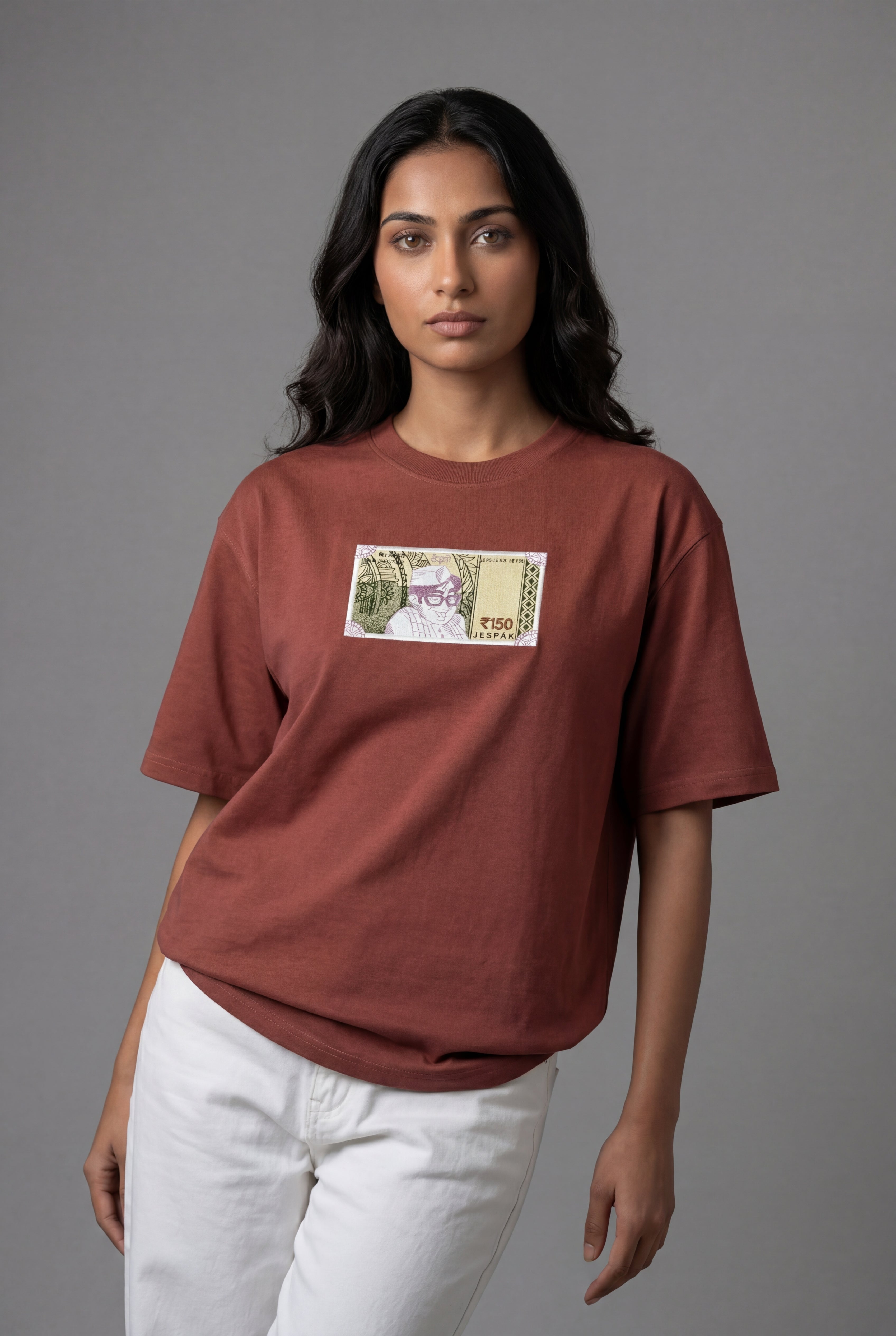 JESPÁK CURRENCY EMBROIDERY DESIGN T-SHIRT