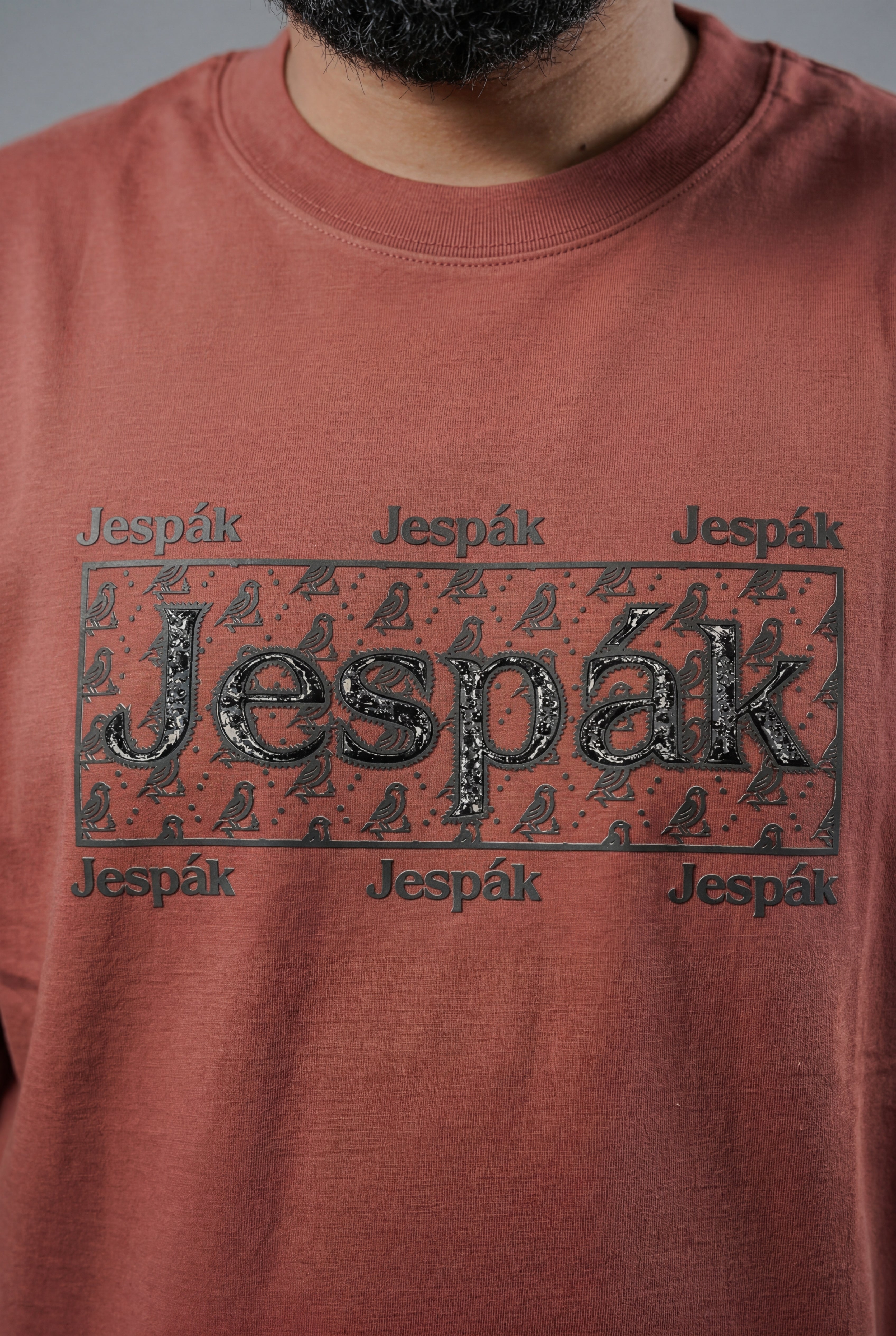 JESPAK MONOGRAM PATCH SILICONE DETAIL PREMIUM T-SHIRT