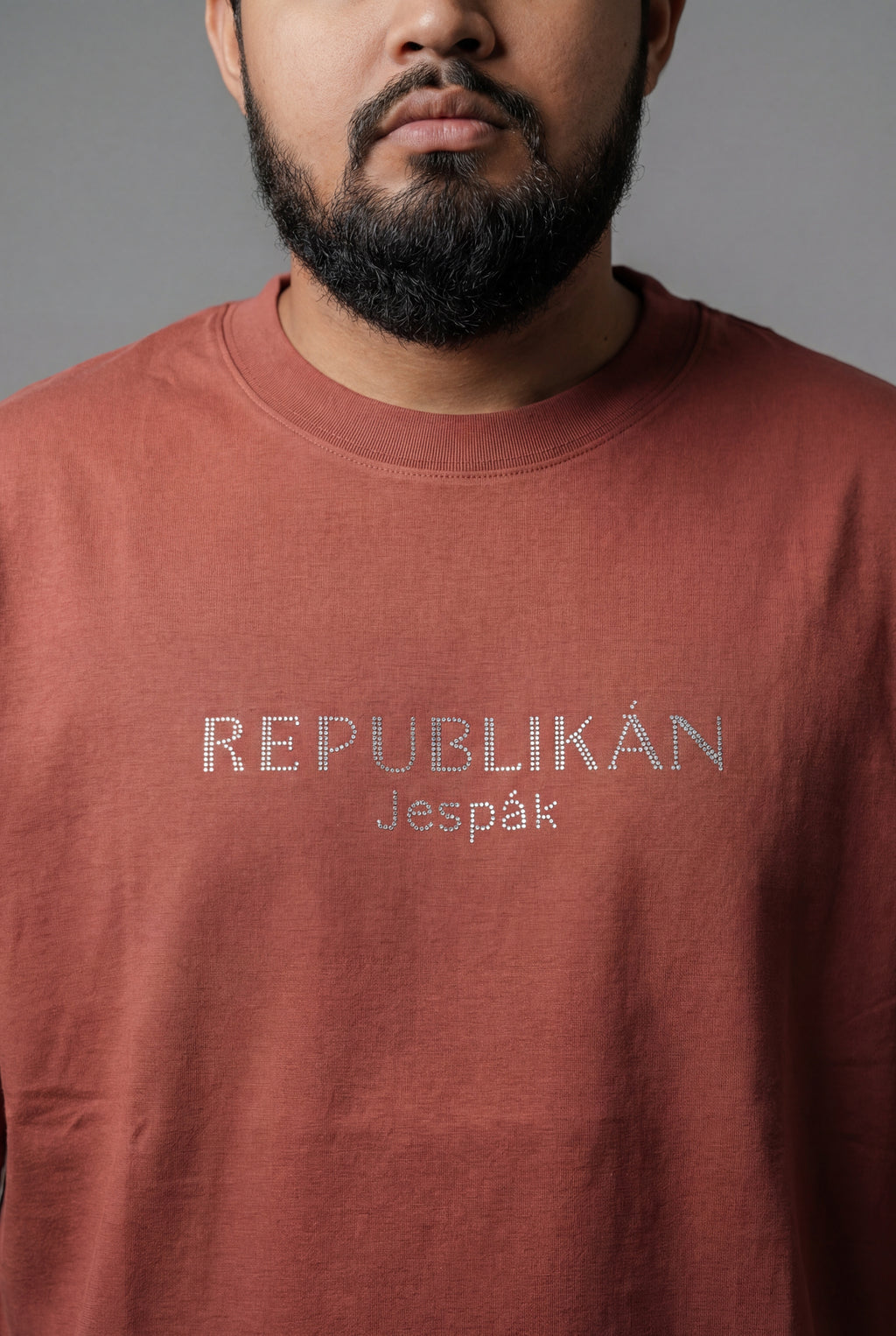 REPUBLIKÁN DIAMOND TYPOGRAPHY OVERSIZED T-SHIRT