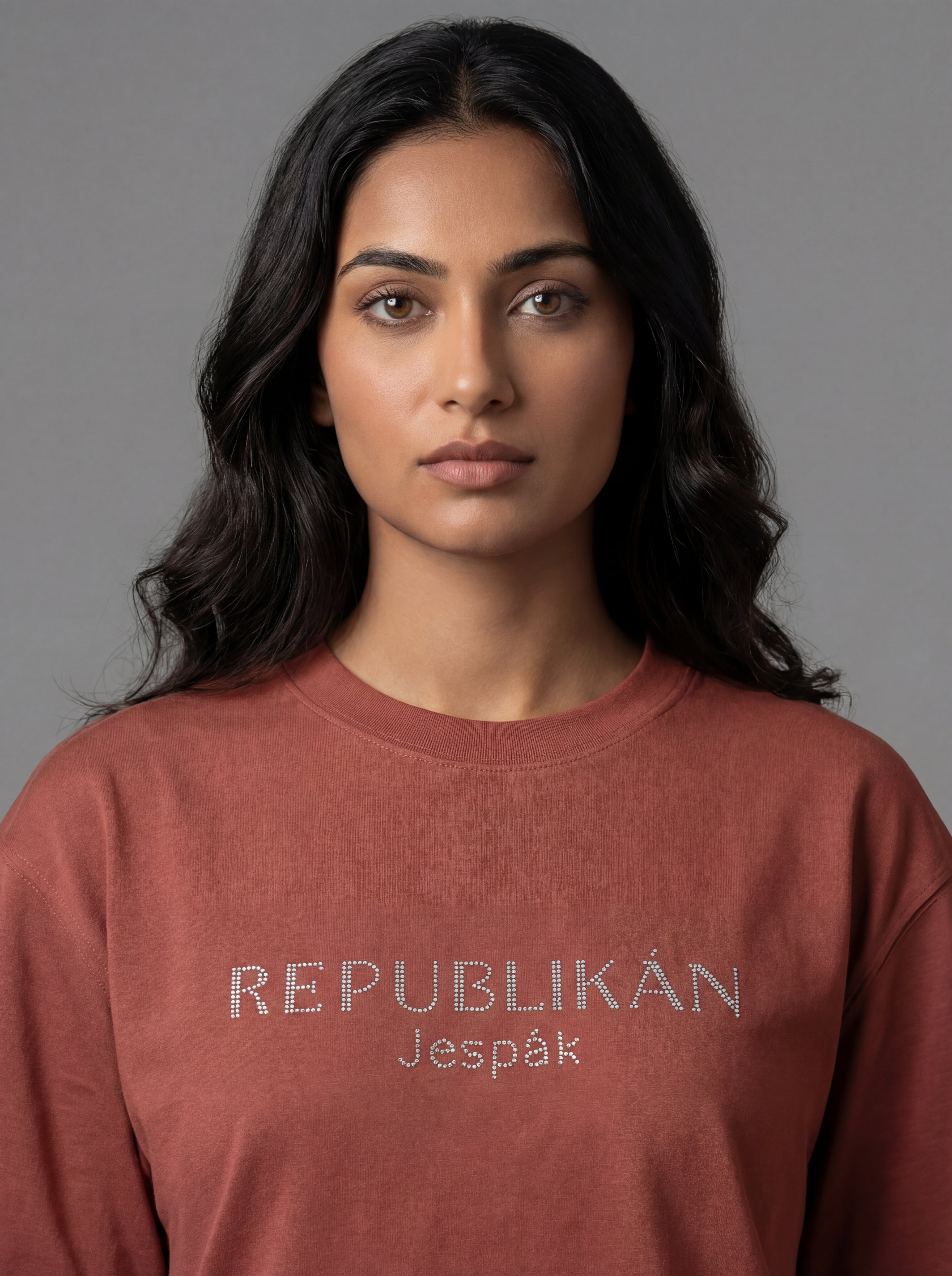 REPUBLIKÁN DIAMOND TYPOGRAPHY OVERSIZED T-SHIRT