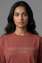 REPUBLIKÁN DIAMOND TYPOGRAPHY OVERSIZED T-SHIRT