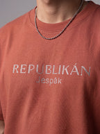 REPUBLIKÁN DIAMOND TYPOGRAPHY OVERSIZED T-SHIRT