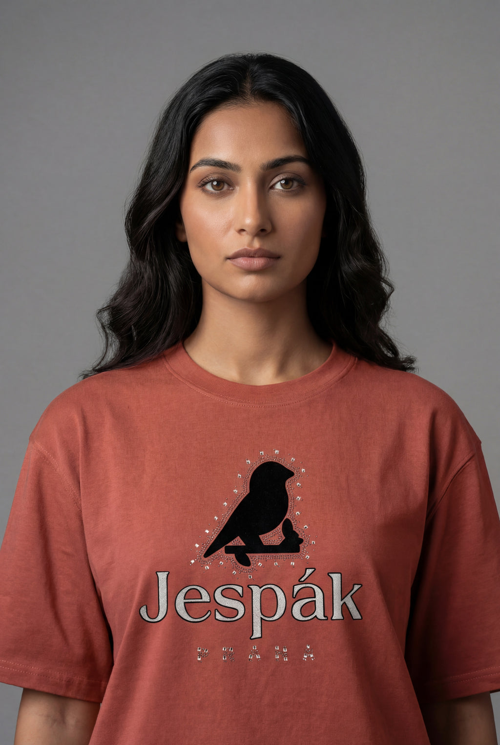 PRAHA SIGNATURE BIRD OVERSIZED T-SHIRT