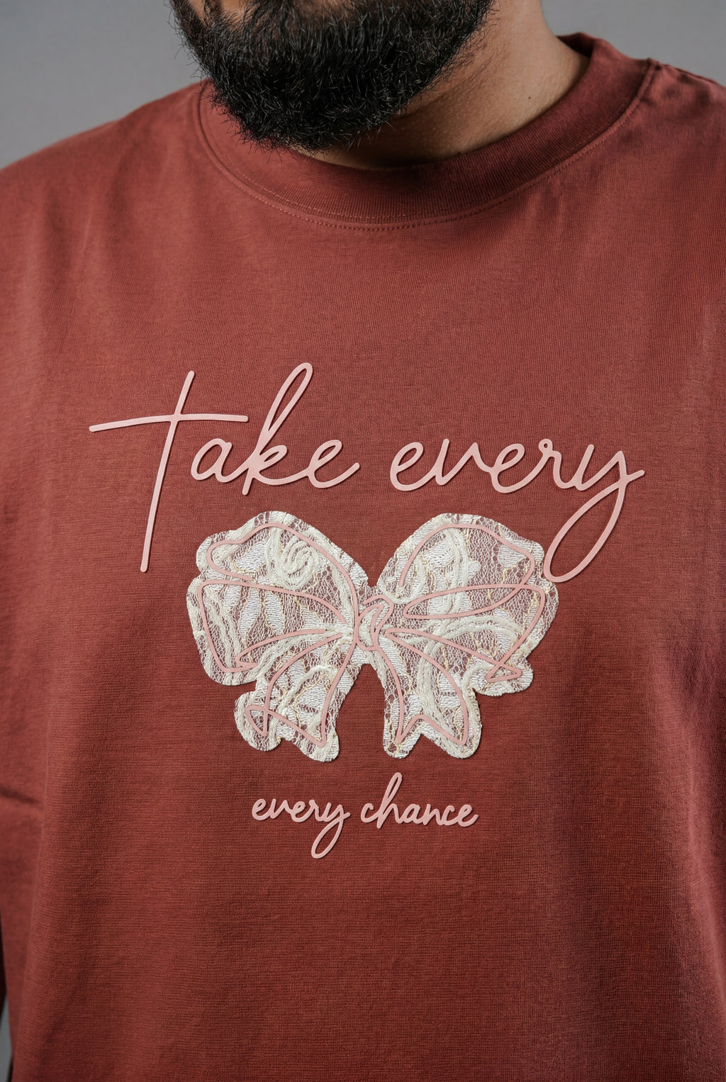 TAKE EVERY CHANCE BUTTERFLY DESIGN T-SHIRT