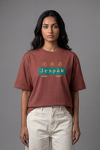 JESPAK EMBOSSED ICON STRIP PREMIUM T-SHIRT