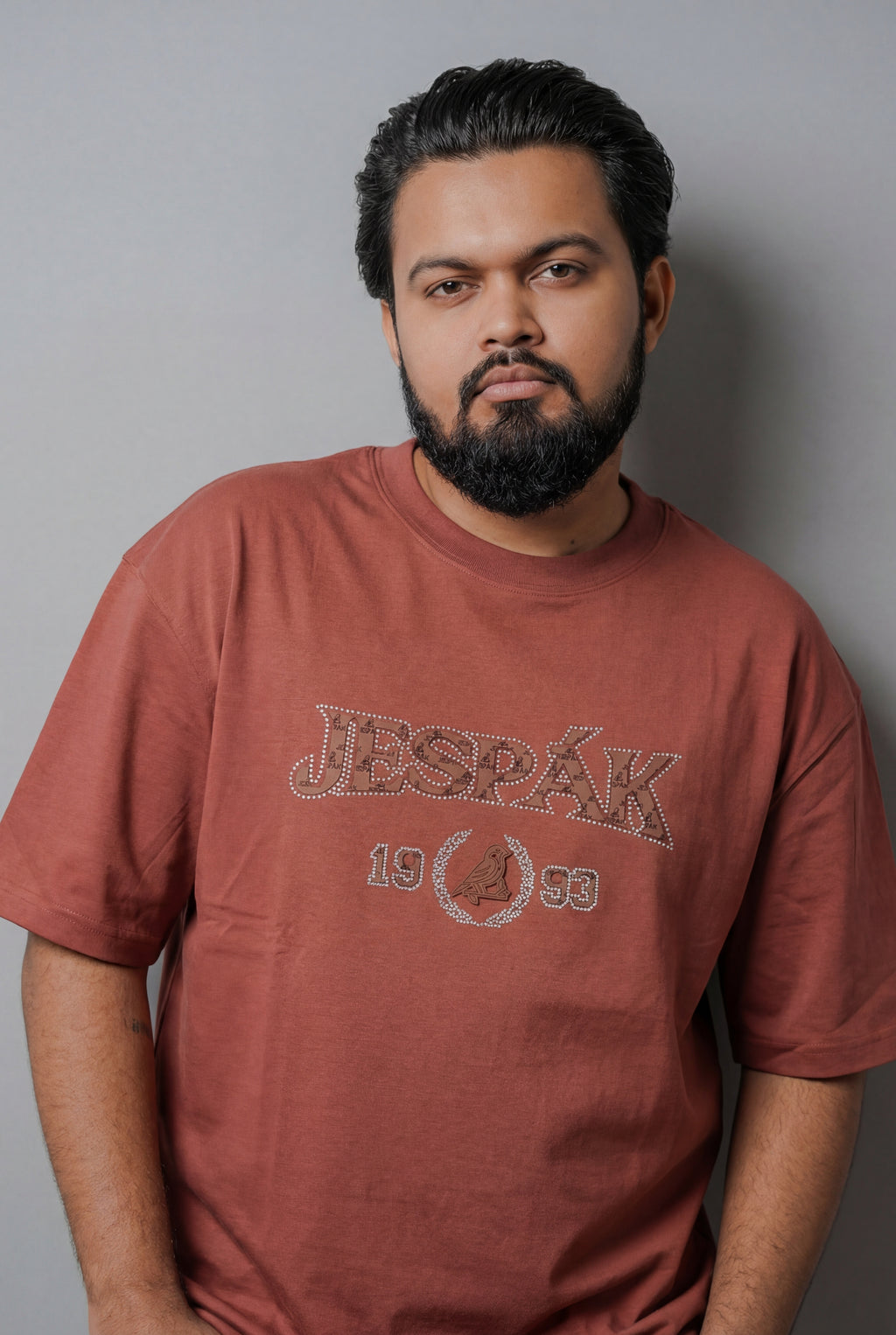 JESPAK HERITAGE DIAMOND EMBOSSED PATCH T-SHIRT