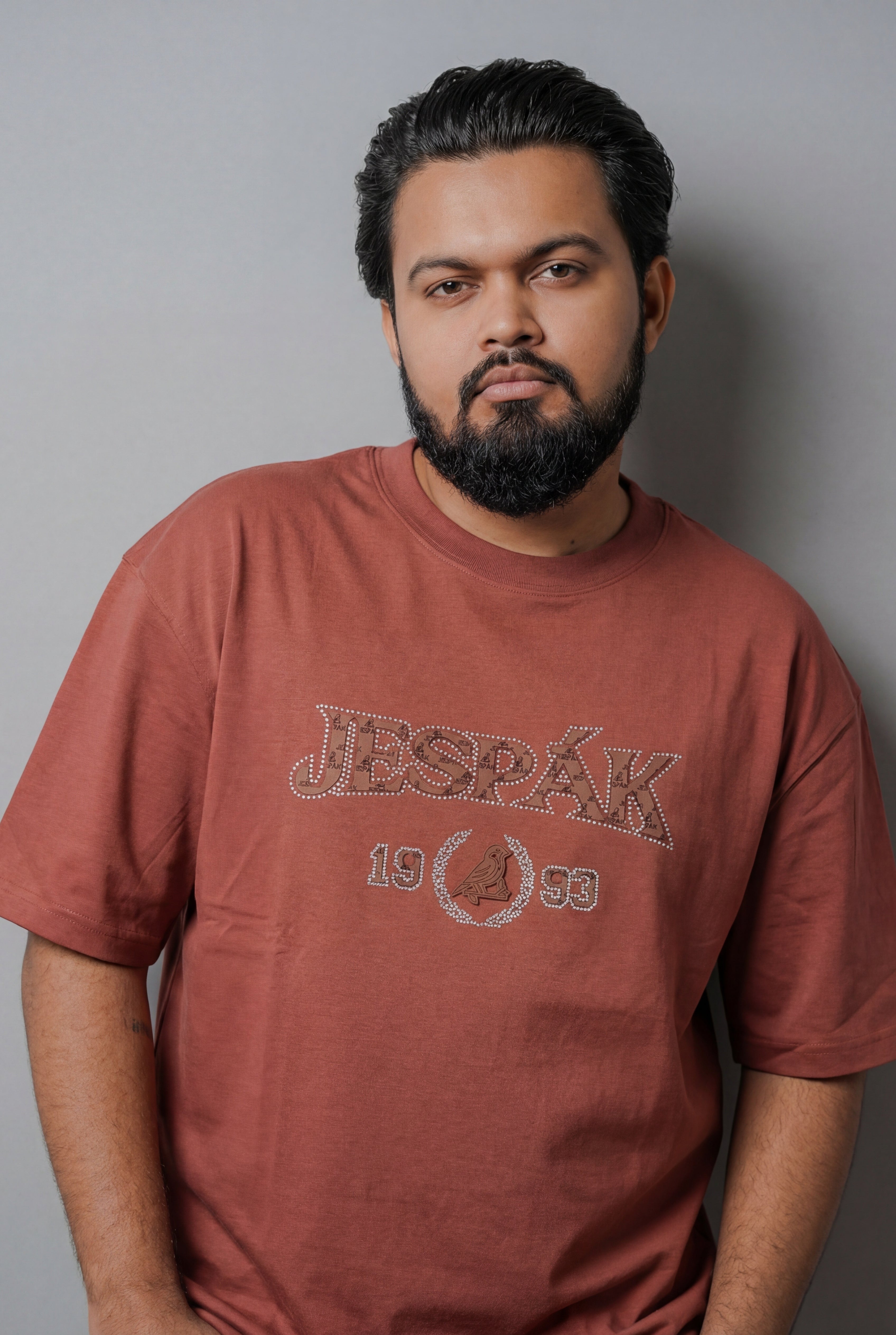 JESPAK HERITAGE DIAMOND EMBOSSED PATCH T-SHIRT