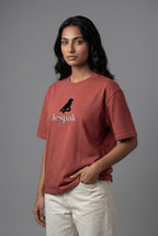 PRAHA SIGNATURE BIRD OVERSIZED T-SHIRT