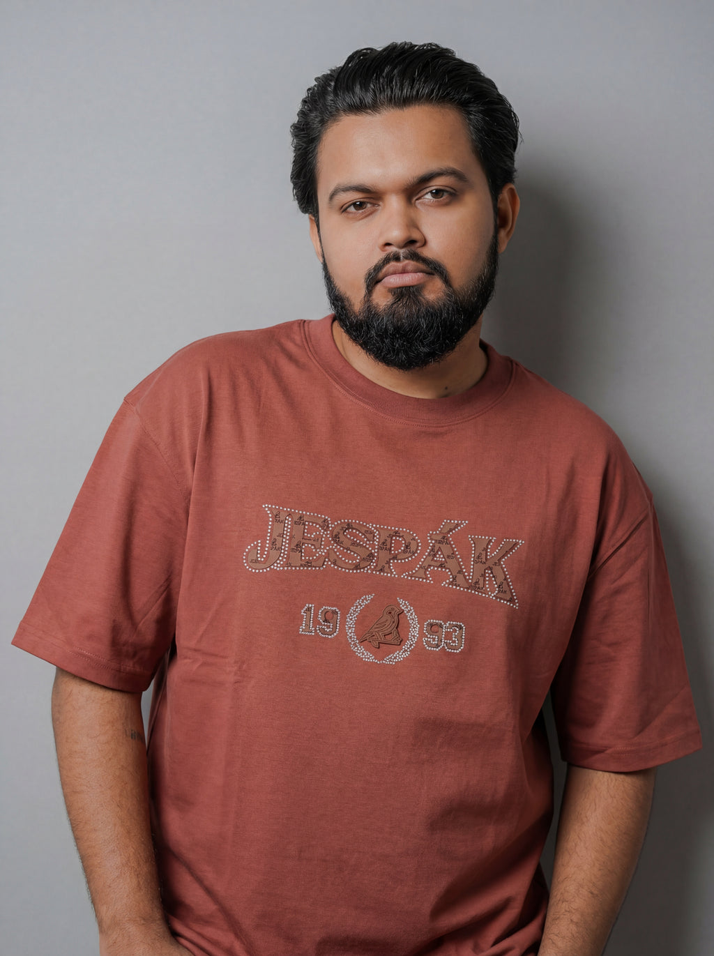 JESPAK HERITAGE DIAMOND EMBOSSED PATCH T-SHIRT