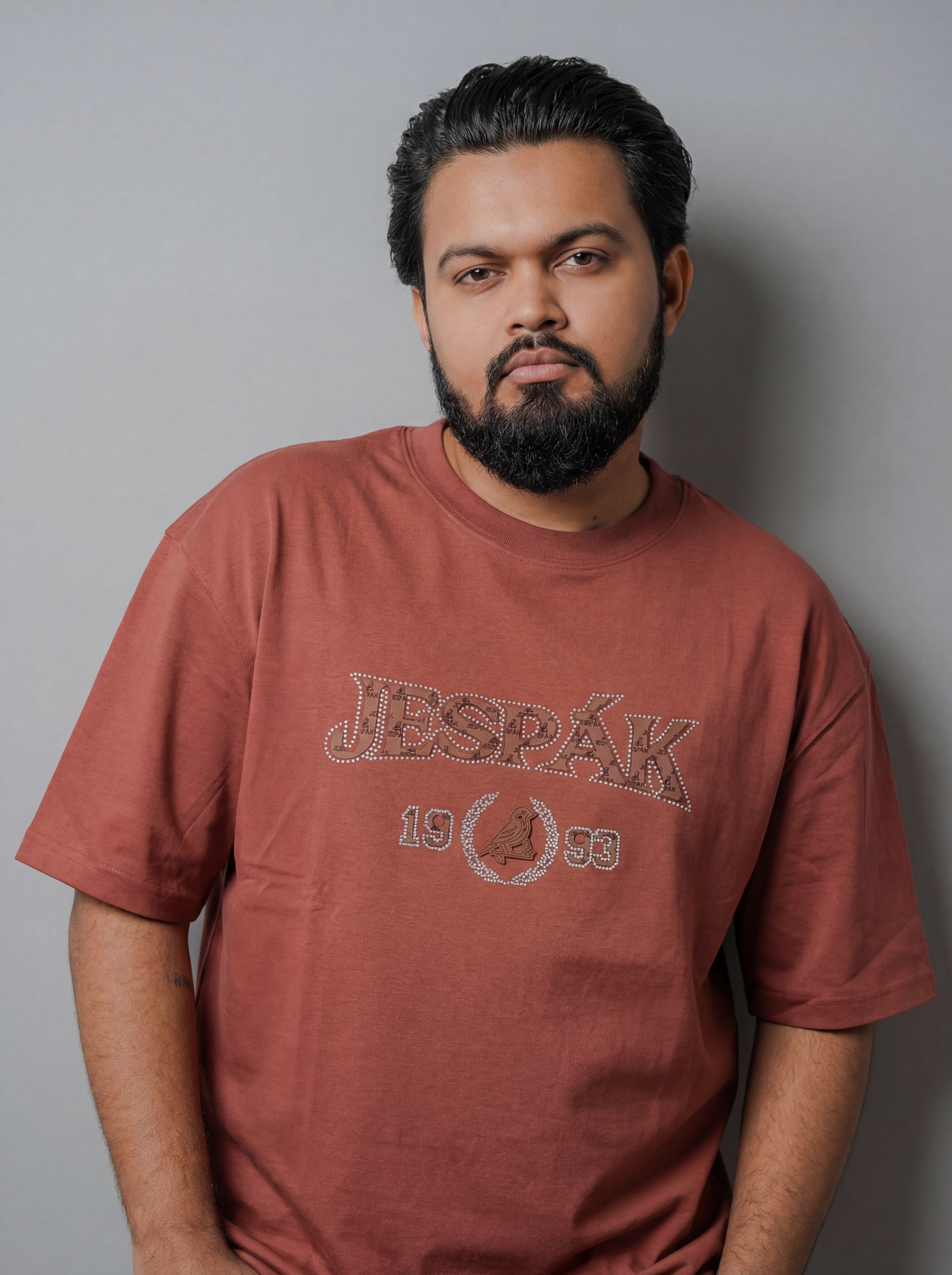 JESPAK HERITAGE DIAMOND EMBOSSED PATCH T-SHIRT