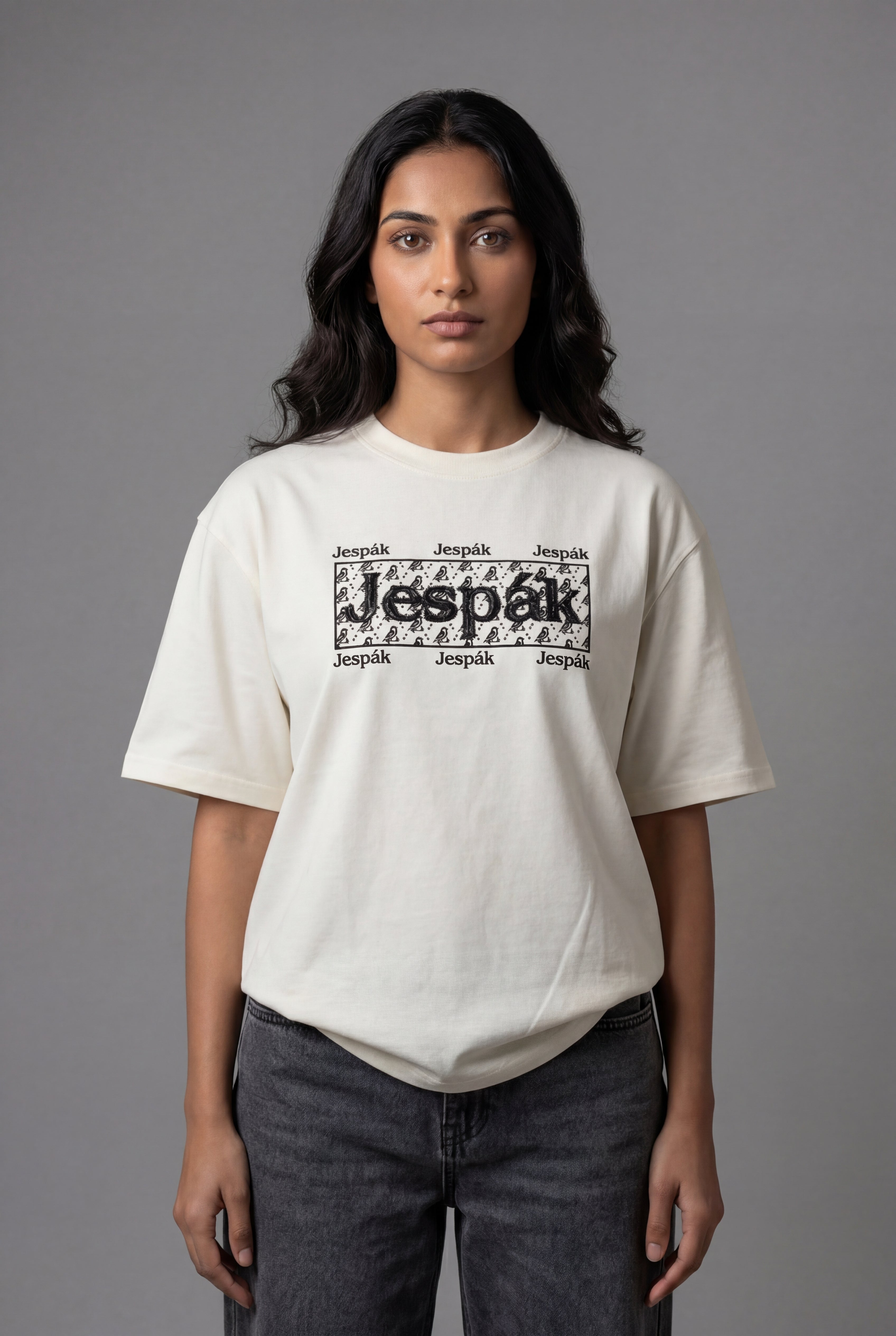 JESPAK MONOGRAM PATCH SILICONE DETAIL PREMIUM T-SHIRT