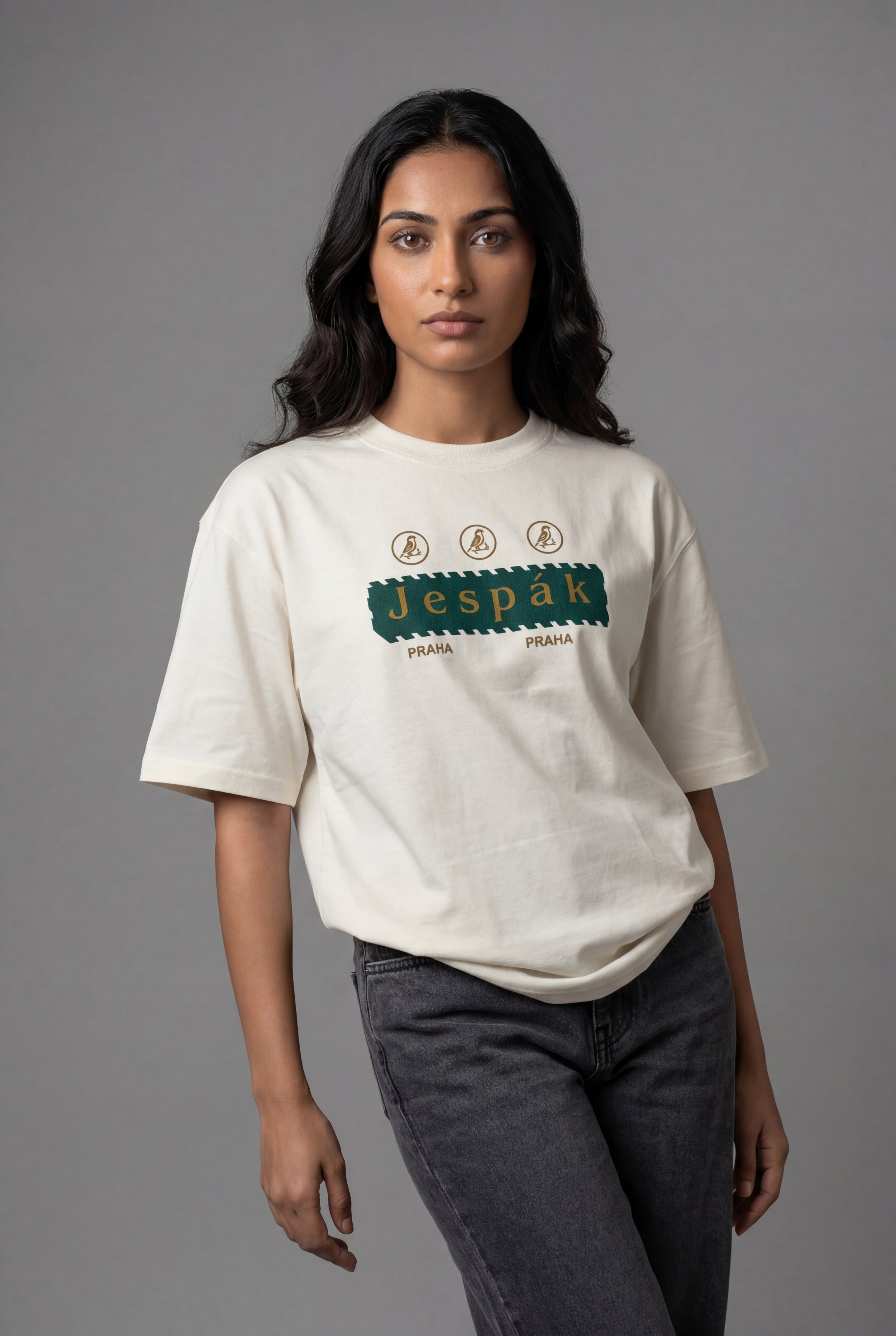 JESPAK EMBOSSED ICON STRIP PREMIUM T-SHIRT