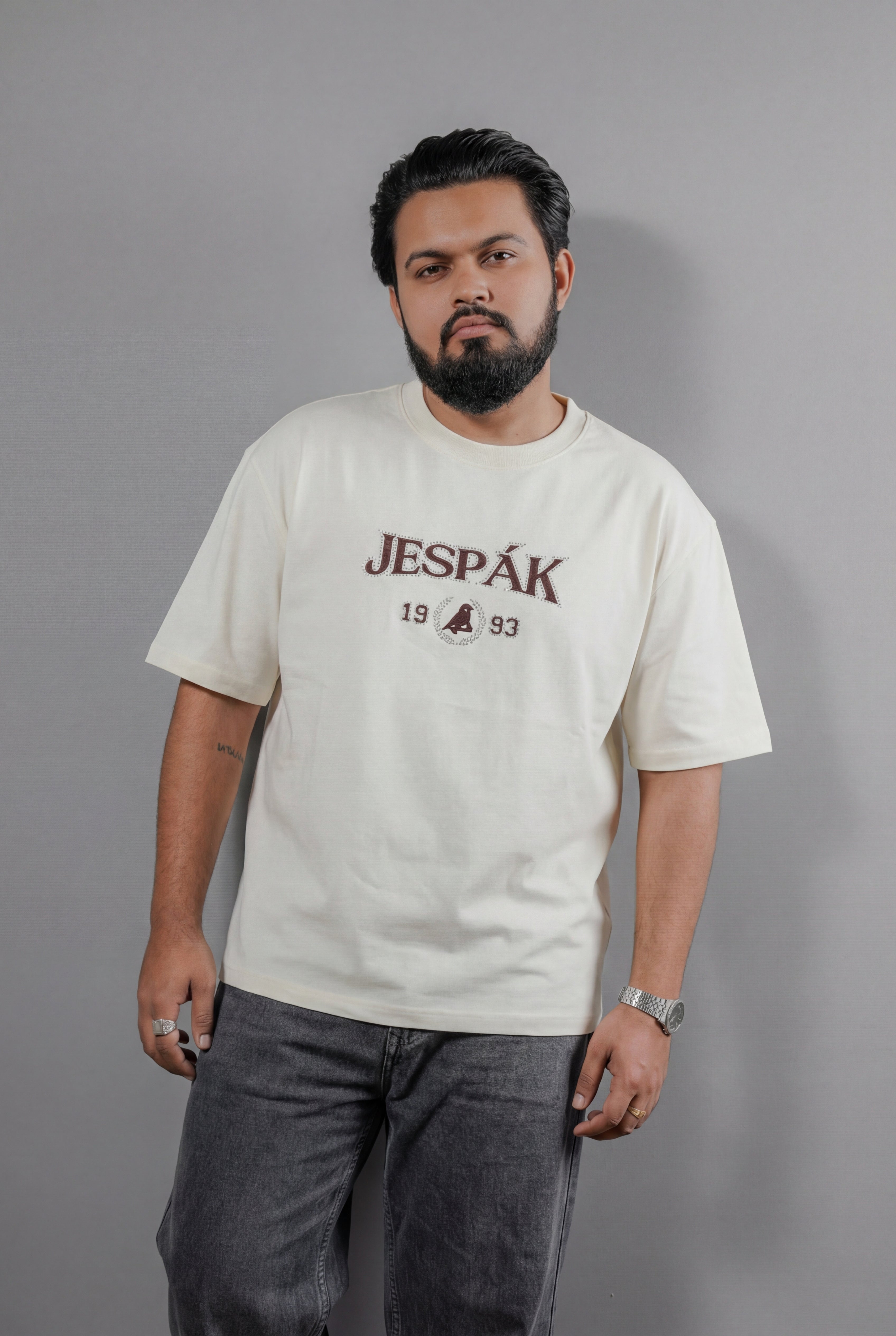 JESPAK HERITAGE DIAMOND EMBOSSED PATCH T-SHIRT