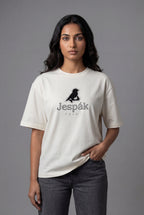 PRAHA SIGNATURE BIRD OVERSIZED T-SHIRT