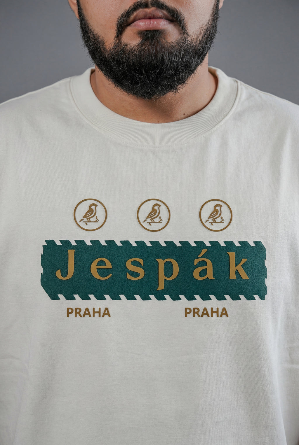 JESPAK EMBOSSED ICON STRIP PREMIUM T-SHIRT