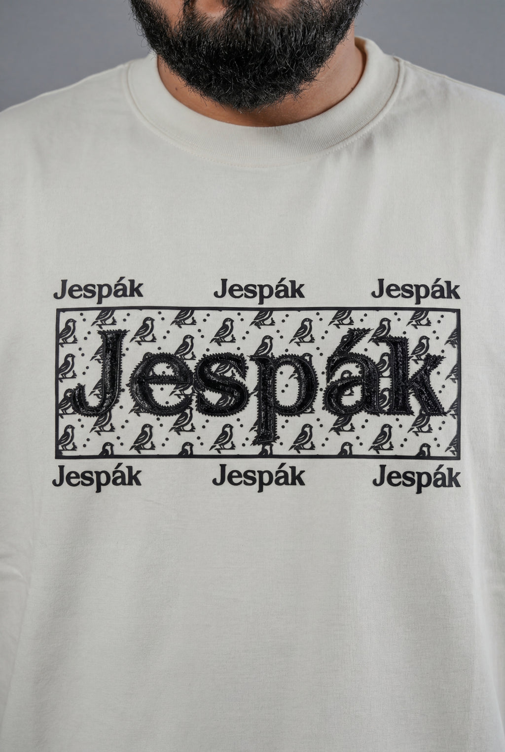 JESPAK MONOGRAM PATCH SILICONE DETAIL PREMIUM T-SHIRT