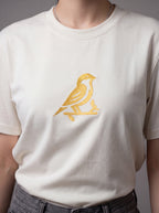 JESPÁK SIGNATURE BIRD EMBROIDERED OVERSIZED T-SHIRT