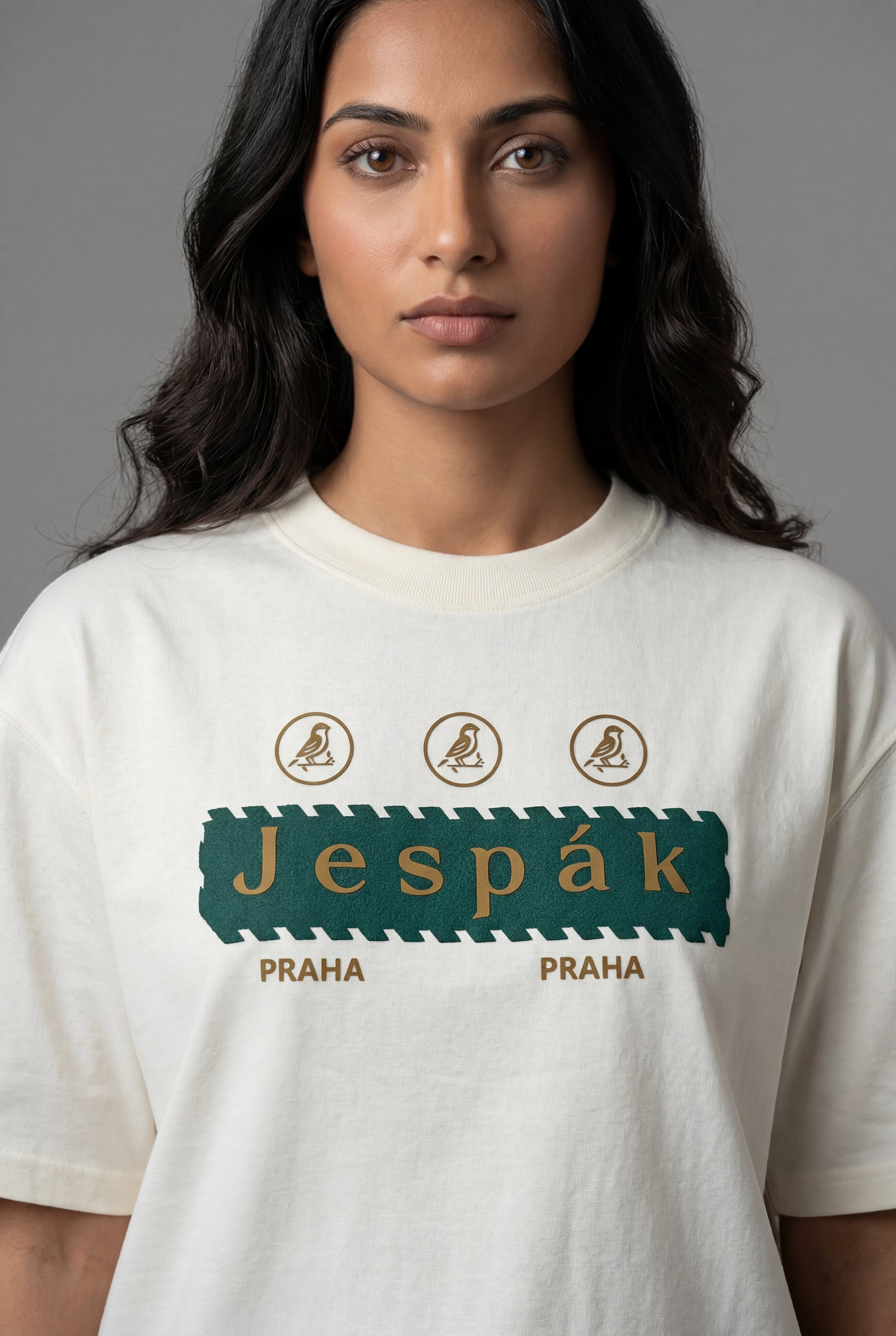 JESPAK EMBOSSED ICON STRIP PREMIUM T-SHIRT