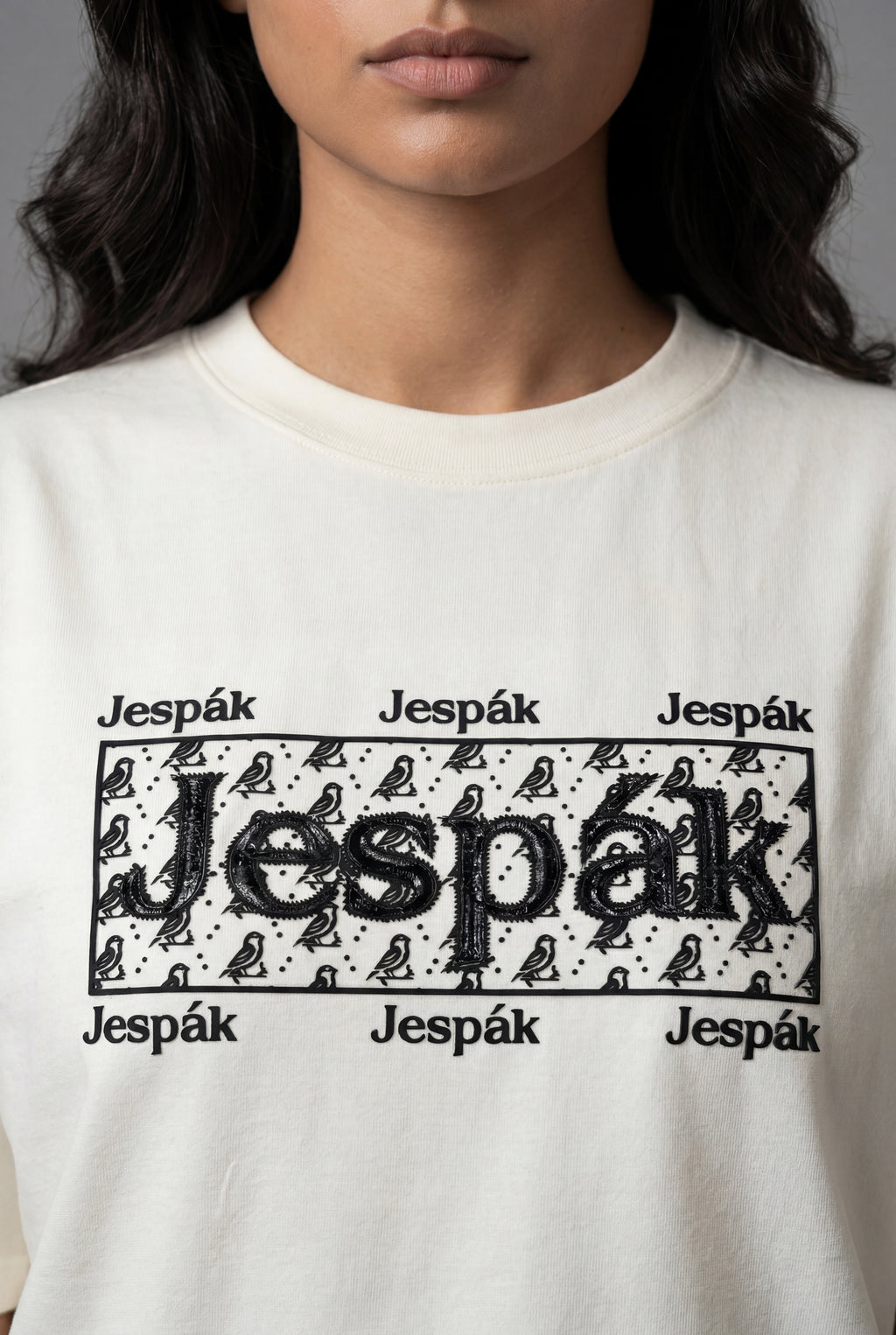 JESPAK MONOGRAM PATCH SILICONE DETAIL PREMIUM T-SHIRT