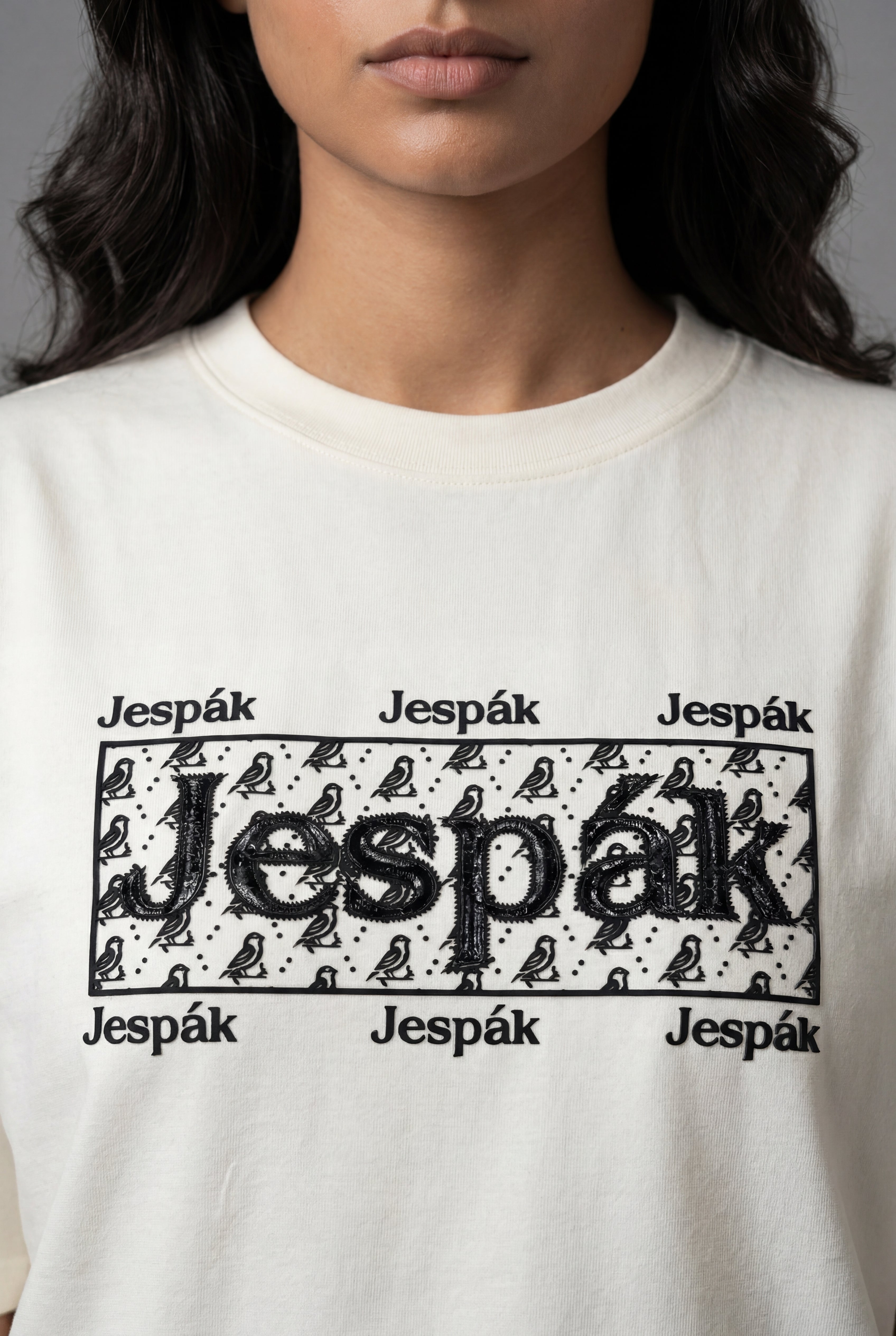 JESPAK MONOGRAM PATCH SILICONE DETAIL PREMIUM T-SHIRT