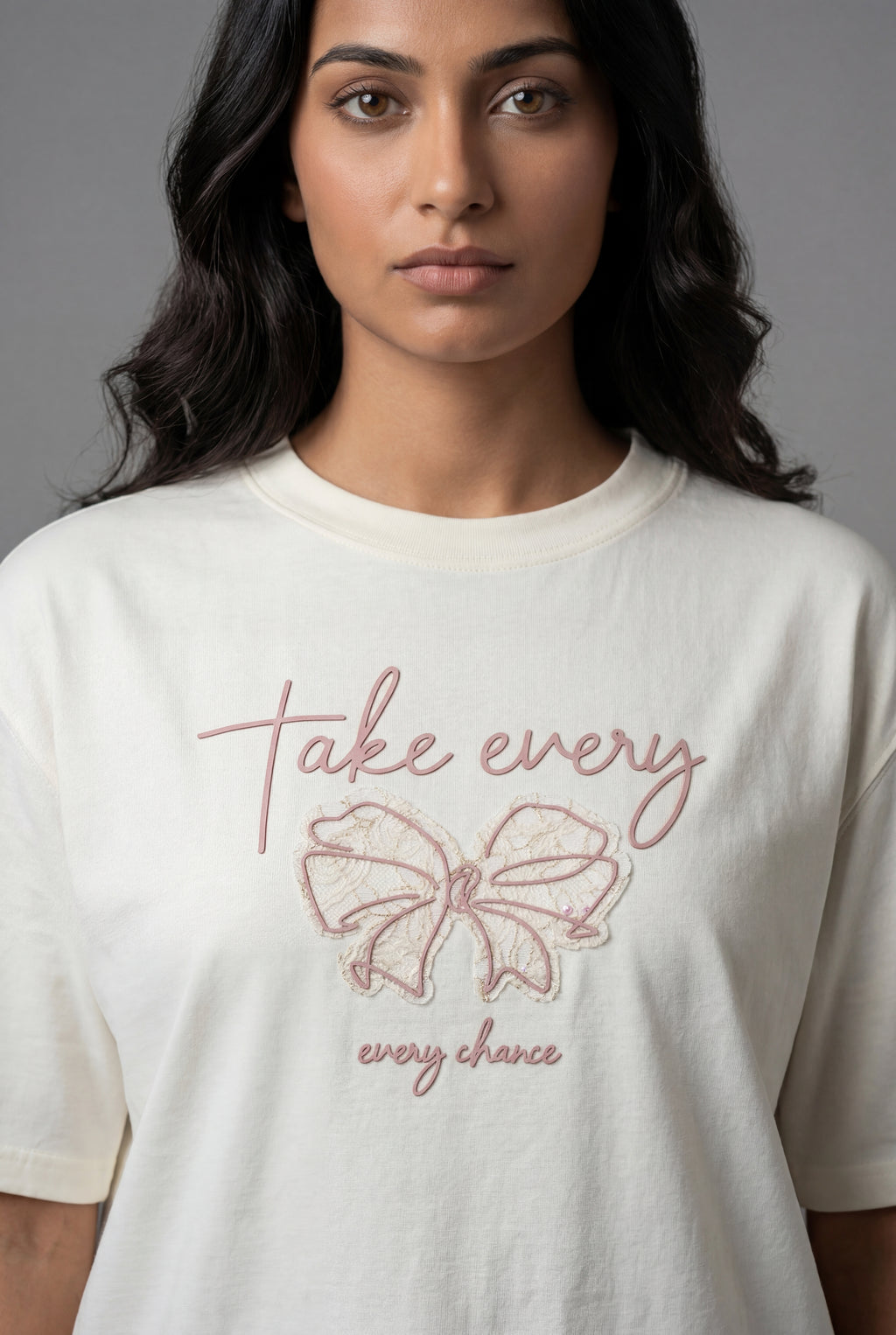 TAKE EVERY CHANCE BUTTERFLY DESIGN T-SHIRT