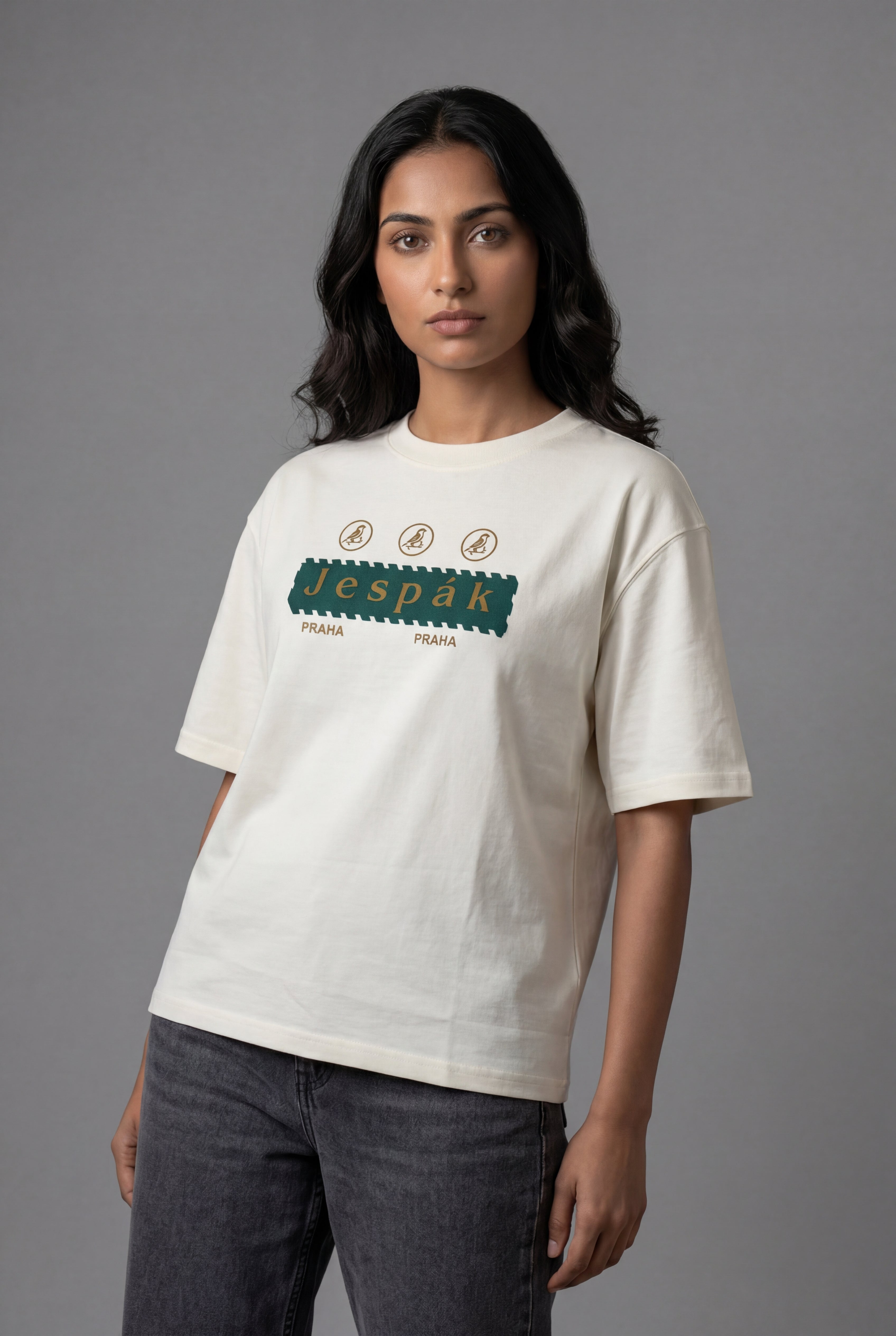 JESPAK EMBOSSED ICON STRIP PREMIUM T-SHIRT