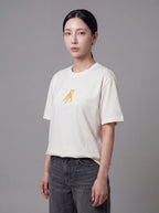 JESPÁK SIGNATURE BIRD EMBROIDERED OVERSIZED T-SHIRT