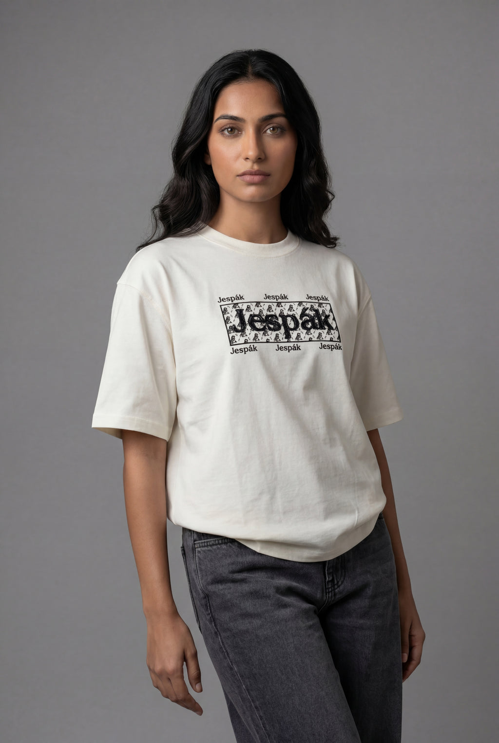 JESPAK MONOGRAM PATCH SILICONE DETAIL PREMIUM T-SHIRT