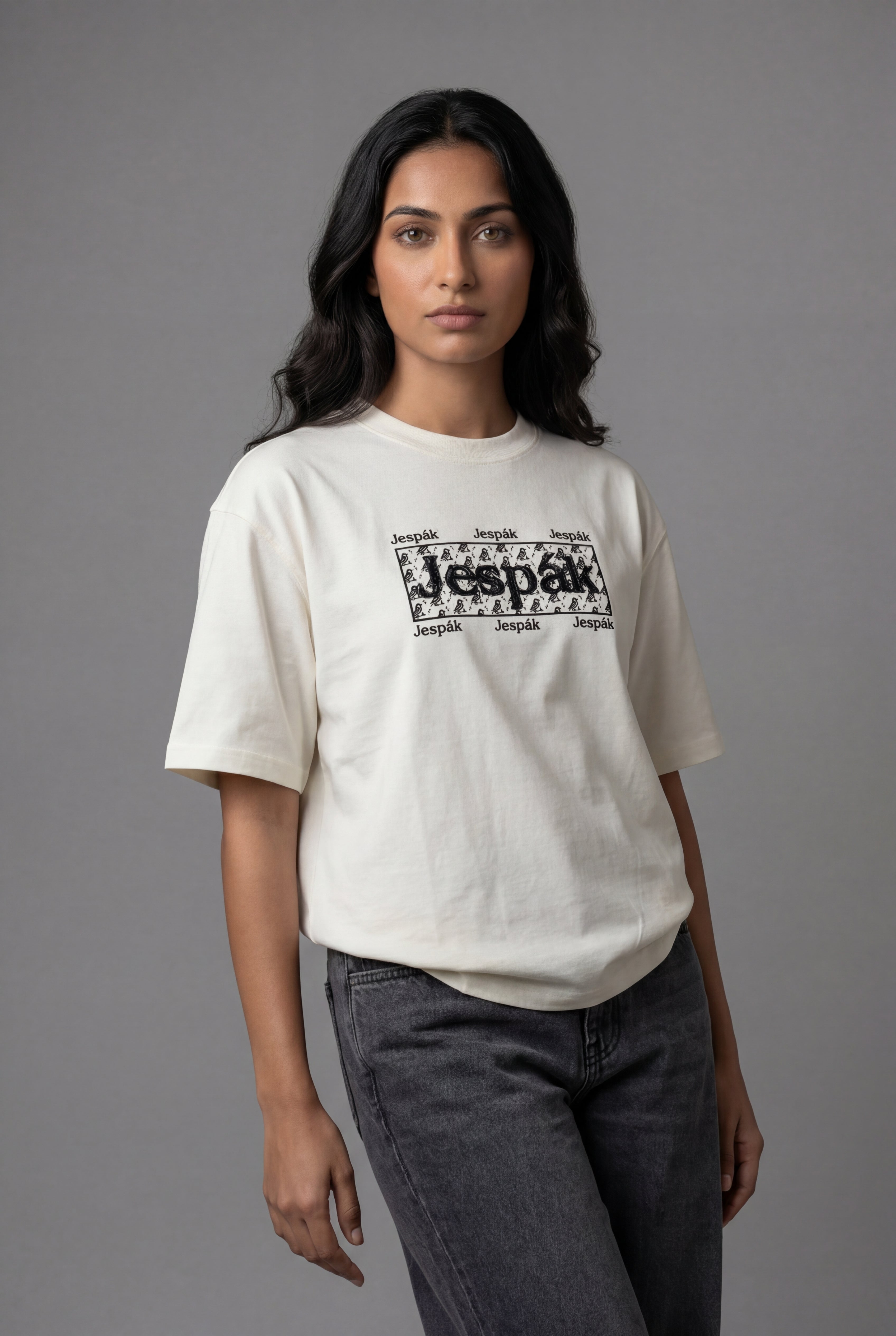 JESPAK MONOGRAM PATCH SILICONE DETAIL PREMIUM T-SHIRT