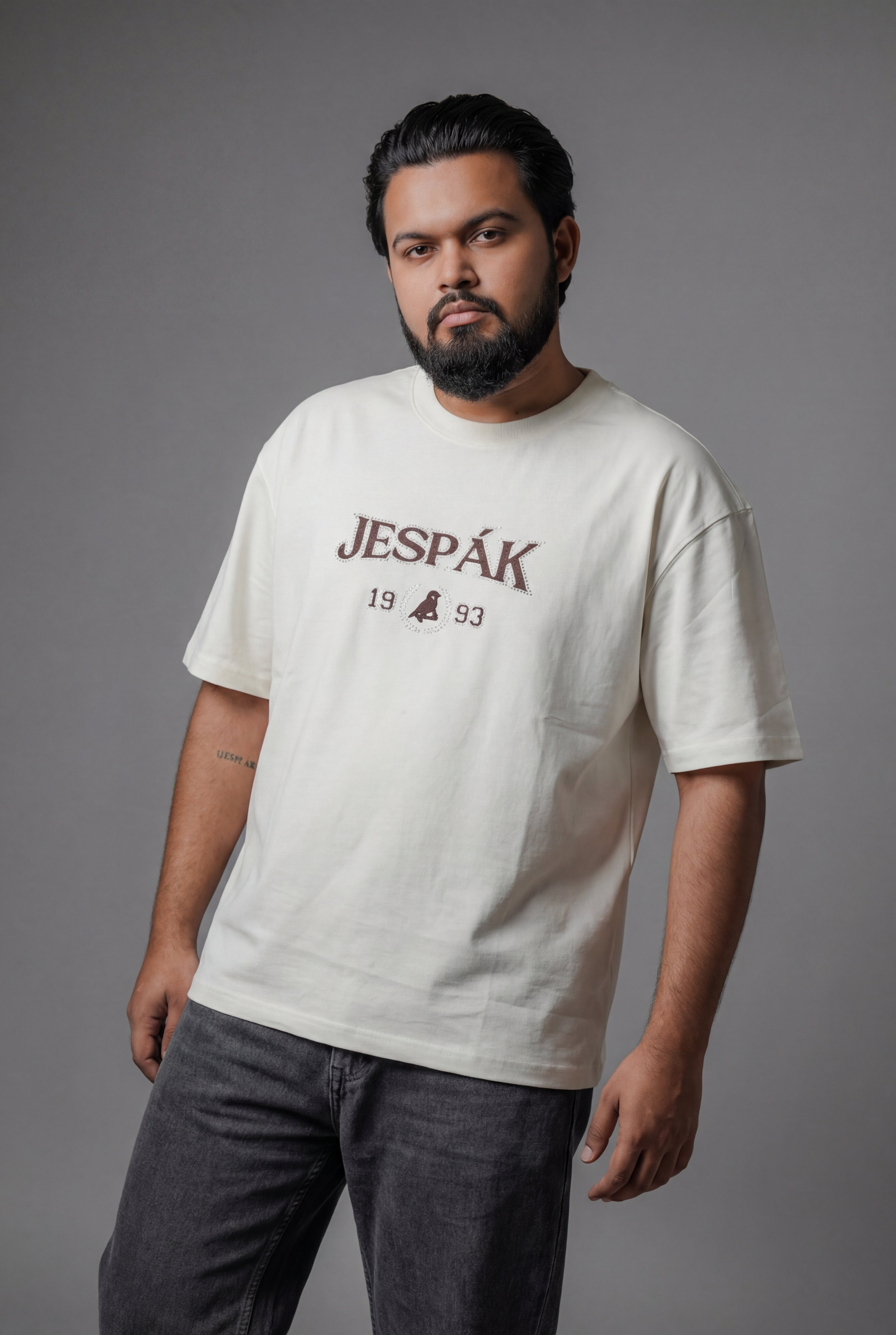 JESPAK HERITAGE DIAMOND EMBOSSED PATCH T-SHIRT